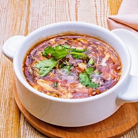 Hot & Sour Soup at Hibachi Cafe, Japanese Restaurant in Greer