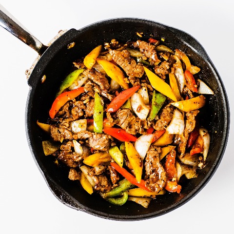 Pepper Steak w.Onion at Hibachi Cafe, Japanese Restaurant in Greer