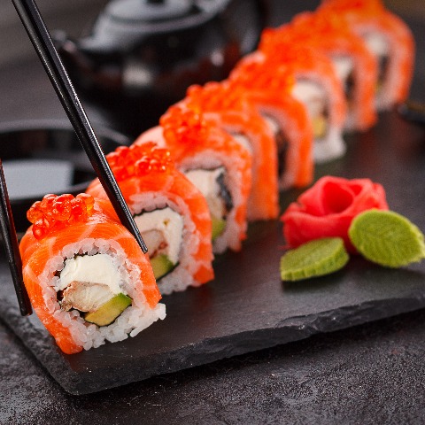 Boston Roll at Hibachi Cafe, Japanese Restaurant in Greer