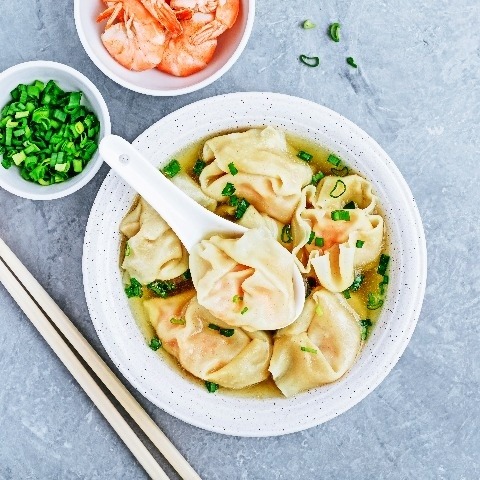 Wonton Soup at Hibachi Cafe, Japanese Restaurant in Greer